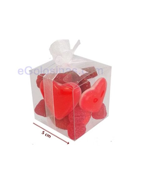 CAJA CHUCHES CORAZON SAN VALENTIN 65gr - Detalle para Restaurantes