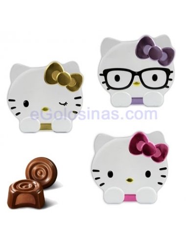 CAJA BOMBONES HELLO KITTY 100gr 18 bombones