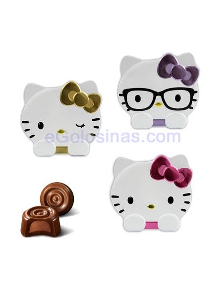 CAJA BOMBONES HELLO KITTY 100gr 18 bombones
