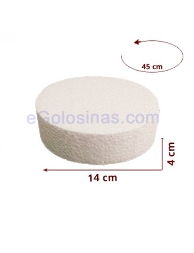POREXPAN REDONDO 14cm 1uds