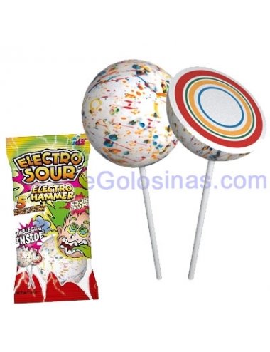 CHUPA ELECTRO SOUR HAMMER 15uds