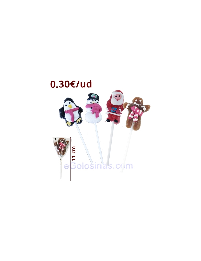 PIRULETAS XMAS JELLY 10gr 24uds