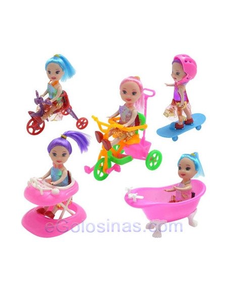 MUÑECAS HAPPY DOLLS 6uds