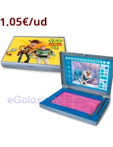 TABLETA PIZZARA DIBUJAR TOY + FROZEN 18uds DOLCI PRECIOSI