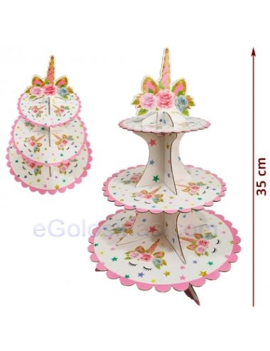 EXPOSITOR CARTON UNICORNIO 3 pisos