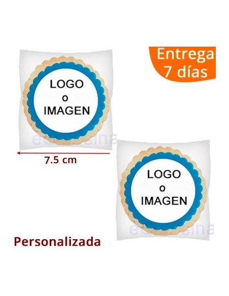 GALLETAS REDONDAS LOGO EMPRESA personalizado