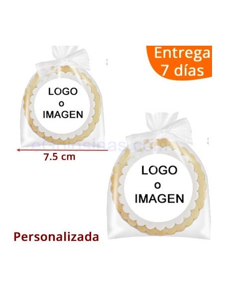 GALLETAS REDONDAS LOGO EMPRESA personalizado