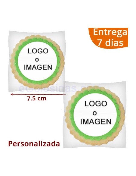 GALLETAS REDONDAS LOGO EMPRESA personalizado