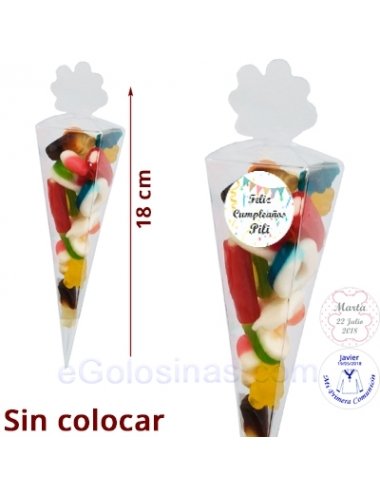 CONO MINI CHUCHES SURTIDAS 50gr con ETIQUETA