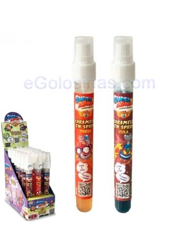 SPRAY GOLOSINA SUPERZINGS 18uds