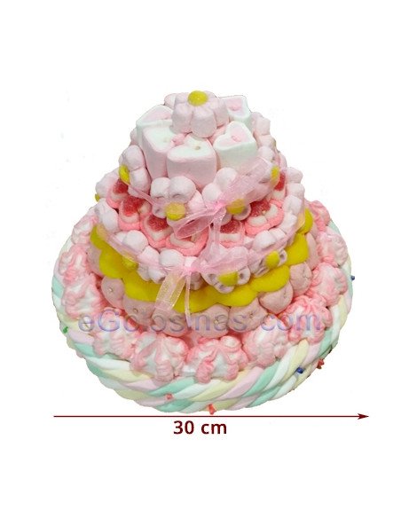 PASTEL CHUCHES 4 PISOS ROSA 1500gr