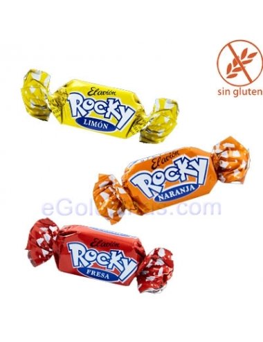 CARAMELOS MASTICABLES CUADRADOS ROCKY 1KG AVION