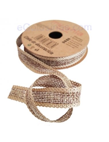 CINTA TELA RUSTICA 1.5cm 1,82mts