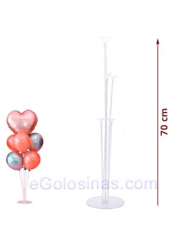 SOPORTE MESA GLOBOS 70cm para 7 globos
