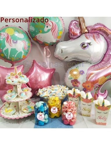 MESA CHUCHES UNICORNIO personalizada