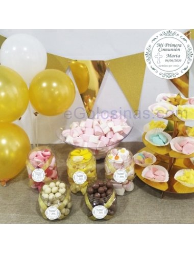 MESA CHUCHES ESTRELLAS Personaliz.5Kgs aprox